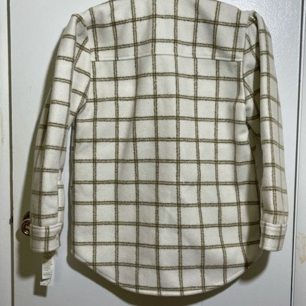 Treasure & Bond Plaid Button Down Carson Pane Boxy Women's Small Shirt J… - Picture 7 of 14